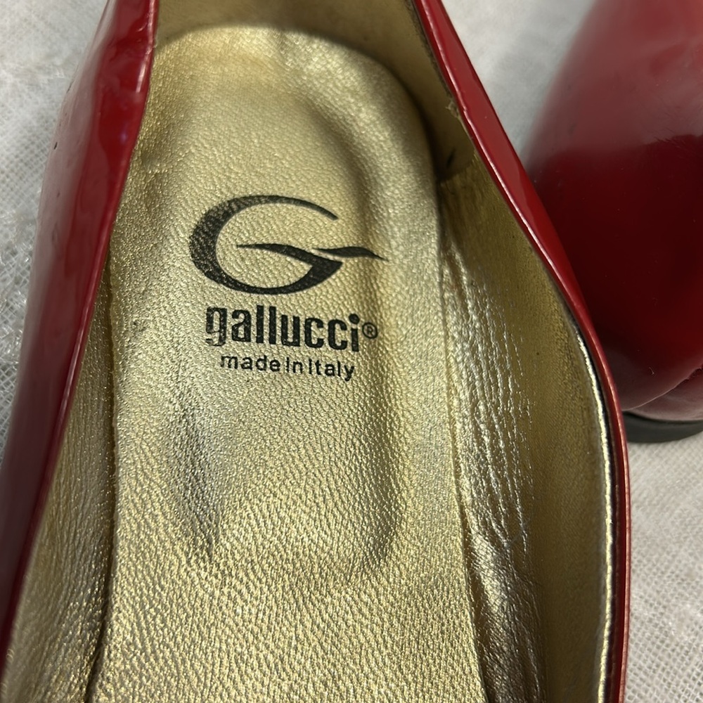 Gallucci made in Italy leather ballet flats - Picture 6 of 10